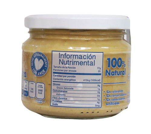 Crema de cacahuate Stevia NATSAN - imagen 2
