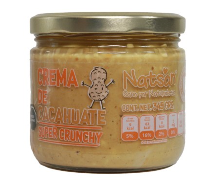 Crema de cacahuate Natural NATSAN - imagen 1